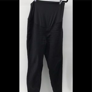 Great Expectations Black‎ Maternity Pants Full Belly Panel Size Large